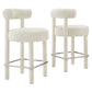 Toulouse Boucle Fabric Counter Stool - Set of 2 By Modway - EEI-6707 | Counter Stools | Modway - 11