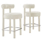 Toulouse Boucle Fabric Counter Stool - Set of 2 By Modway - EEI-6707 | Counter Stools | Modishstore - 11