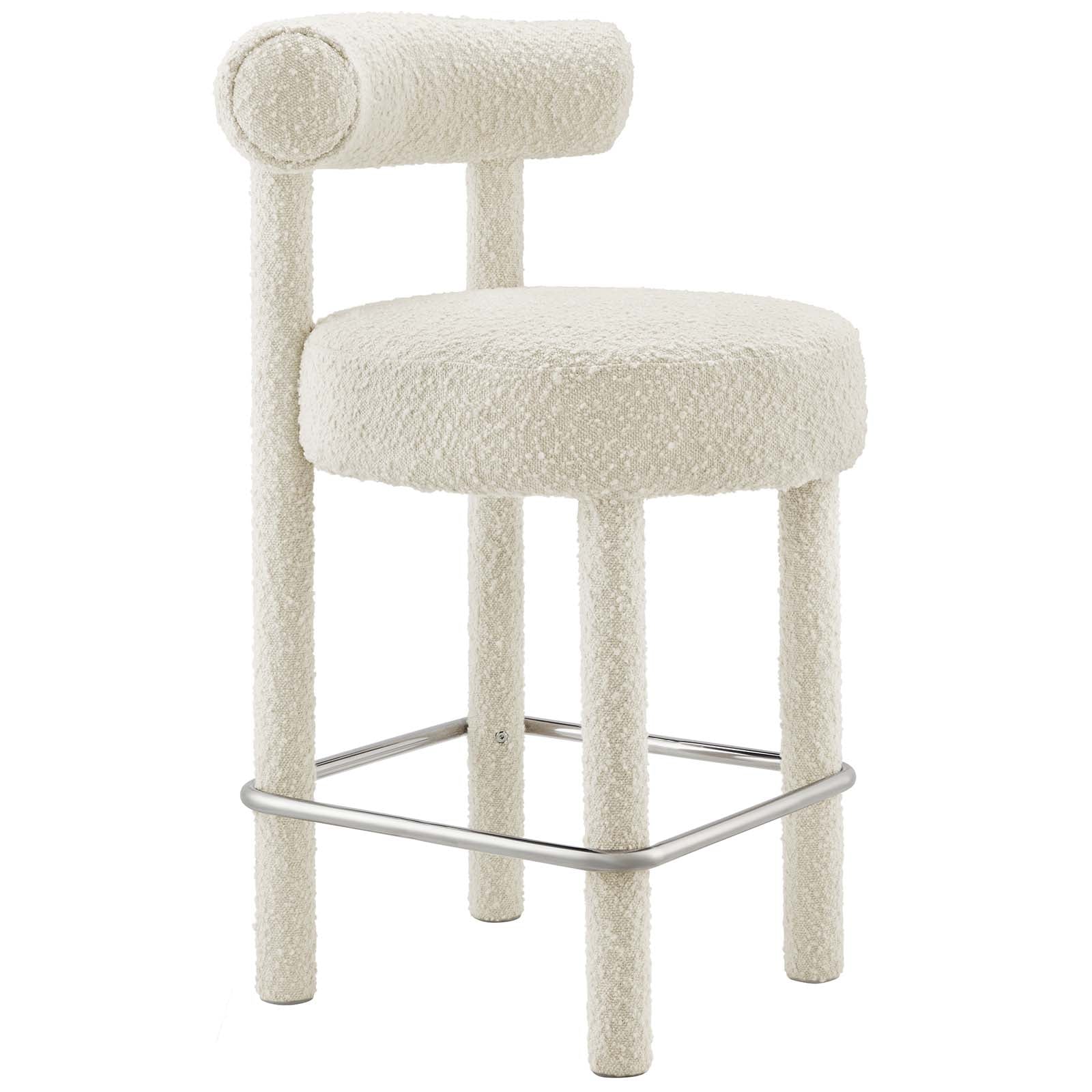 Toulouse Boucle Fabric Counter Stool - Set of 2 By Modway - EEI-6707 | Counter Stools | Modway - 14