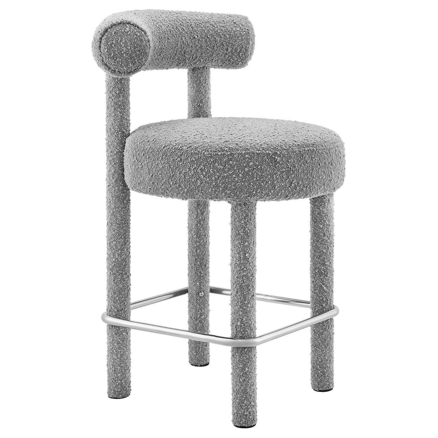 Toulouse Boucle Fabric Counter Stool - Set of 2 By Modway - EEI-6707 | Counter Stools | Modishstore - 24