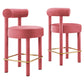 Toulouse Performance Velvet Counter Stool - Set of 2 By Modway - EEI-6708 | Counter Stools | Modway - 2