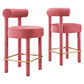 Toulouse Performance Velvet Counter Stool - Set of 2 By Modway - EEI-6708 | Counter Stools | Modishstore - 2