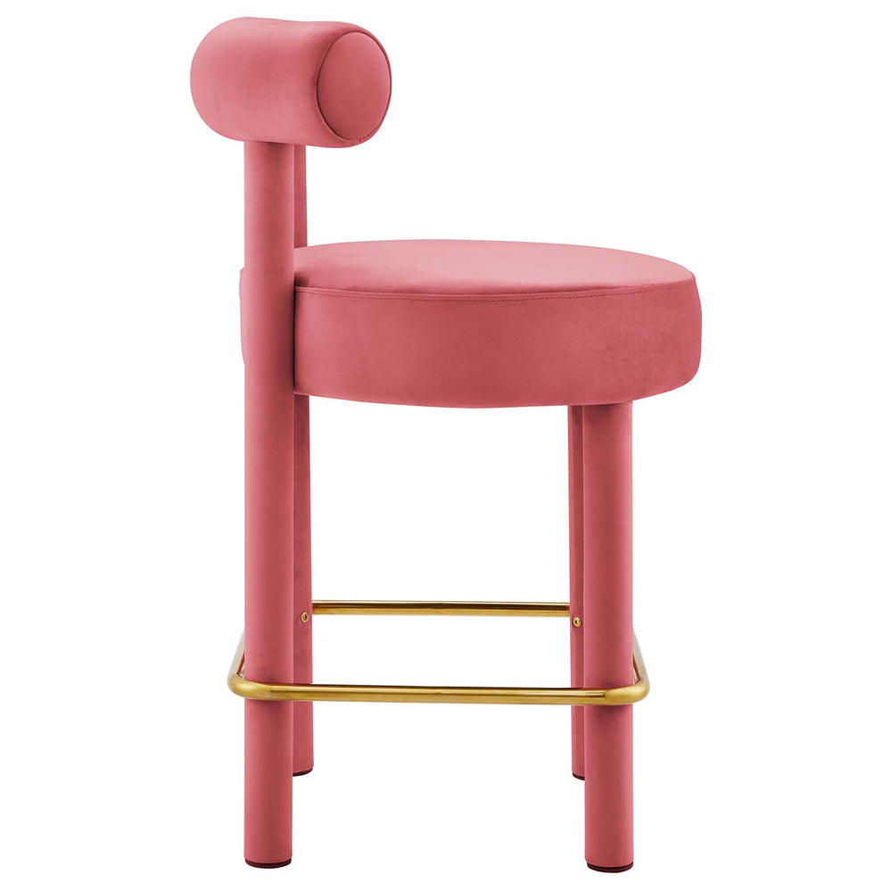 Toulouse Performance Velvet Counter Stool - Set of 2 By Modway - EEI-6708 | Counter Stools | Modishstore - 5