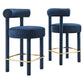 Toulouse Performance Velvet Counter Stool - Set of 2 By Modway - EEI-6708 | Counter Stools | Modishstore - 21