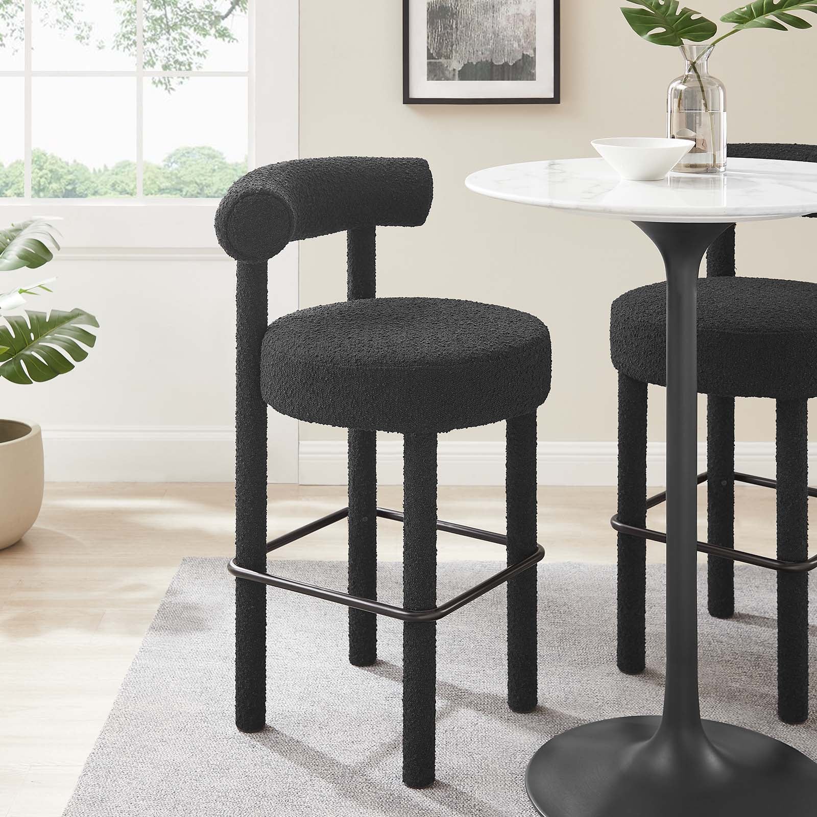 Toulouse Boucle Fabric Bar Stool - Set of 2 By Modway - EEI-6709 | Bar Stools | Modway - 3