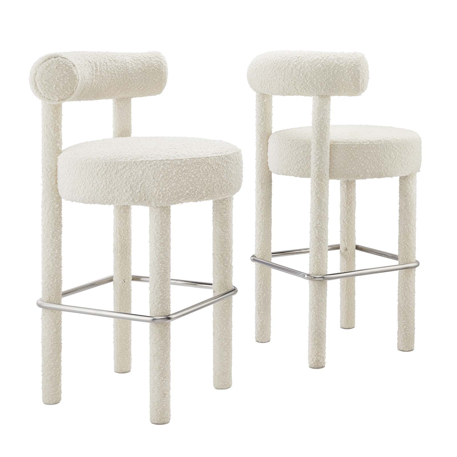 Toulouse Boucle Fabric Bar Stool - Set of 2 By Modway - EEI-6709 | Bar Stools | Modway - 11