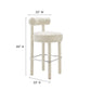 Toulouse Boucle Fabric Bar Stool - Set of 2 By Modway - EEI-6709 | Bar Stools | Modway - 20