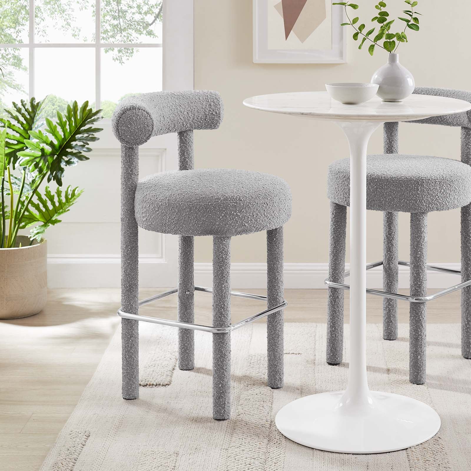 Toulouse Boucle Fabric Bar Stool - Set of 2 By Modway - EEI-6709 | Bar Stools | Modway - 22