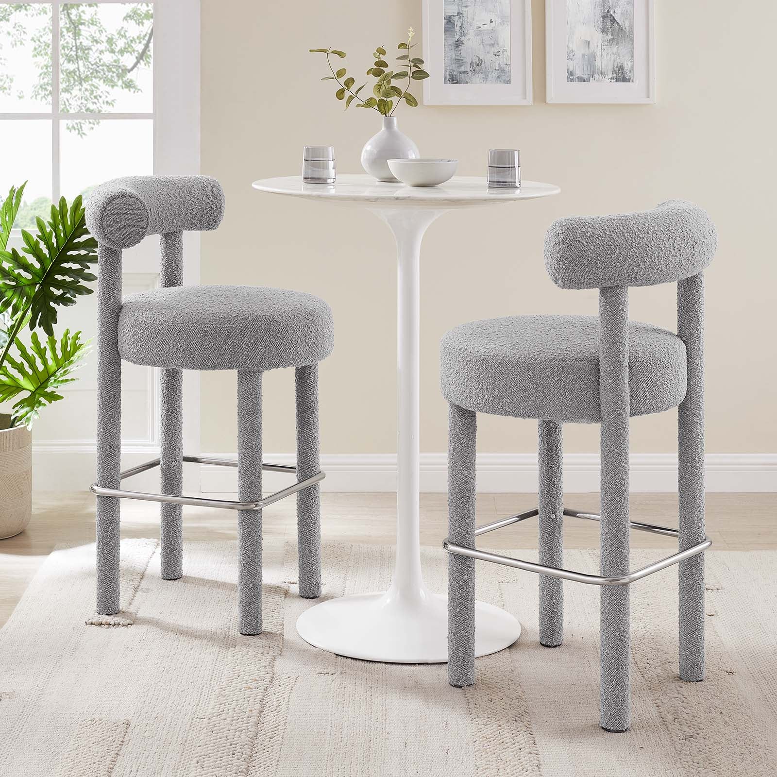 Toulouse Boucle Fabric Bar Stool - Set of 2 By Modway - EEI-6709 | Bar Stools | Modway - 23