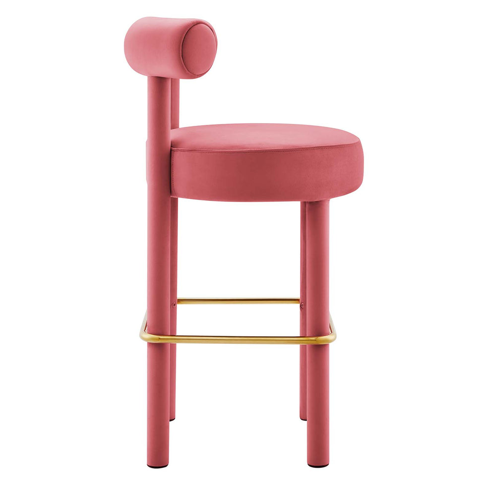 Toulouse Performance Velvet Bar Stool - Set of 2 By Modway - EEI-6710 | Bar Stools | Modishstore - 5