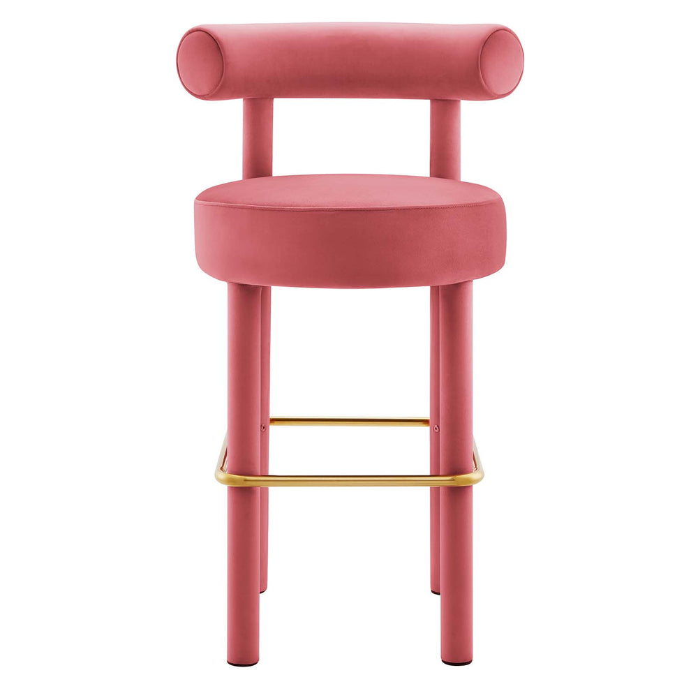 Toulouse Performance Velvet Bar Stool - Set of 2 By Modway - EEI-6710 | Bar Stools | Modishstore - 7