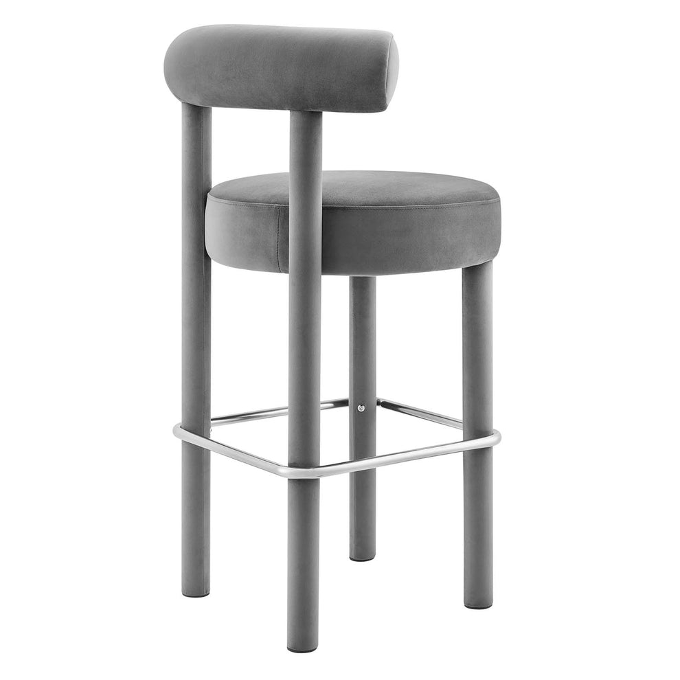 Toulouse Performance Velvet Bar Stool - Set of 2 By Modway - EEI-6710 | Bar Stools | Modishstore - 16