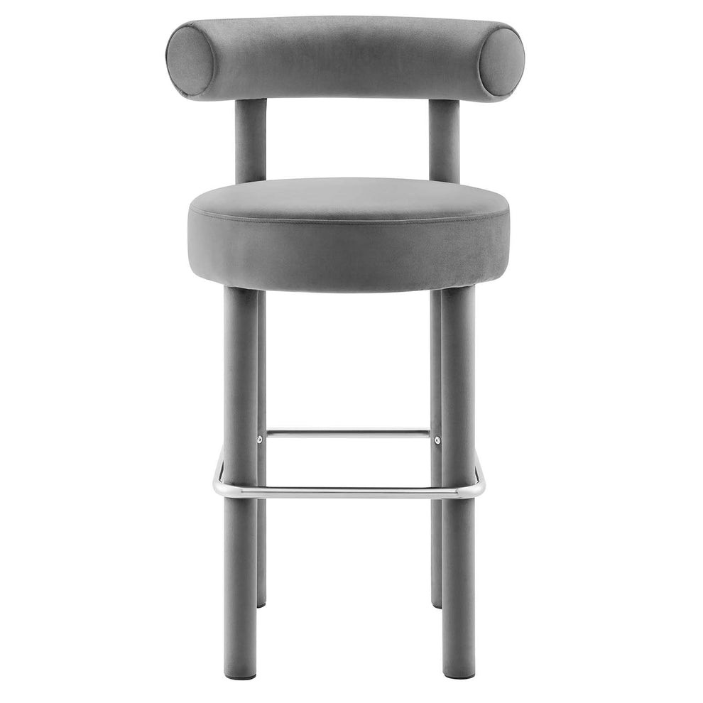 Toulouse Performance Velvet Bar Stool - Set of 2 By Modway - EEI-6710 | Bar Stools | Modishstore - 17
