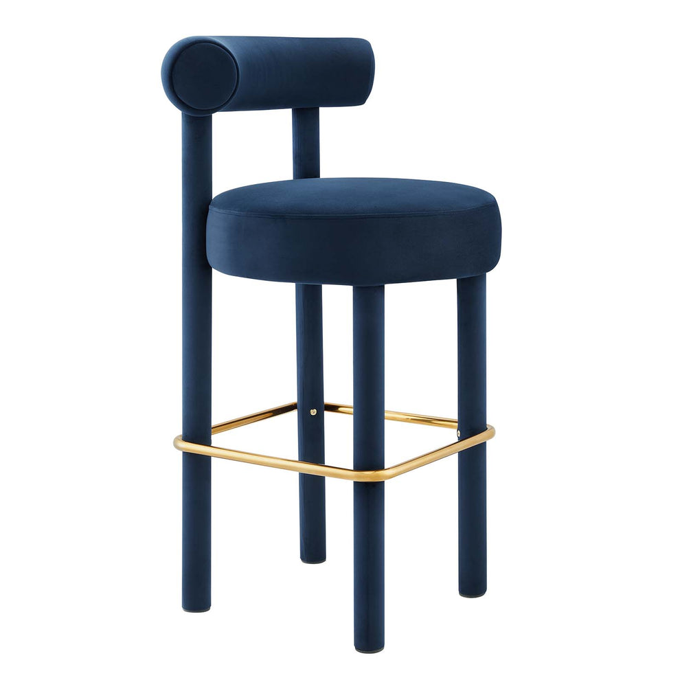 Toulouse Performance Velvet Bar Stool - Set of 2 By Modway - EEI-6710 | Bar Stools | Modishstore - 24