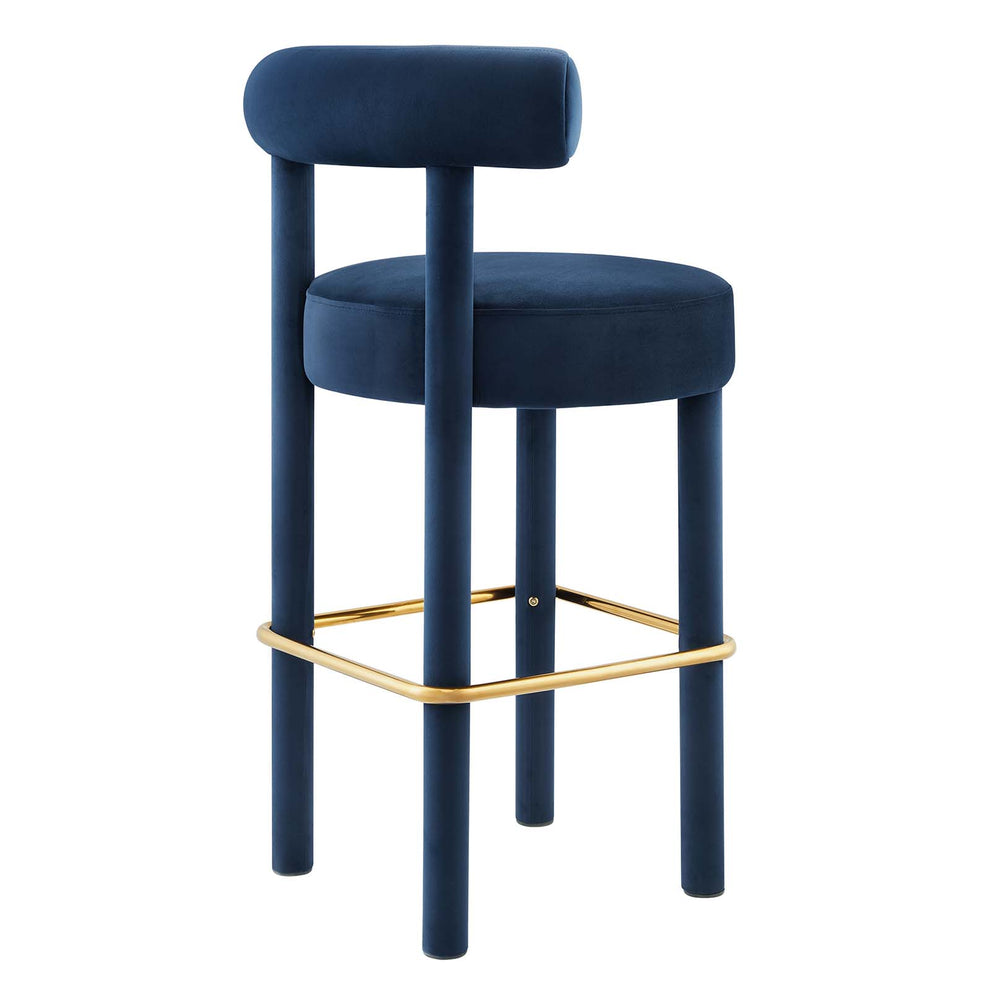 Toulouse Performance Velvet Bar Stool - Set of 2 By Modway - EEI-6710 | Bar Stools | Modishstore - 26