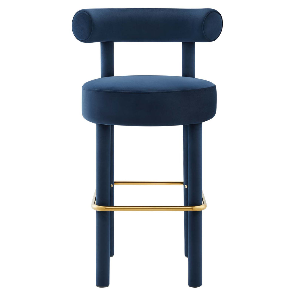 Toulouse Performance Velvet Bar Stool - Set of 2 By Modway - EEI-6710 | Bar Stools | Modishstore - 27
