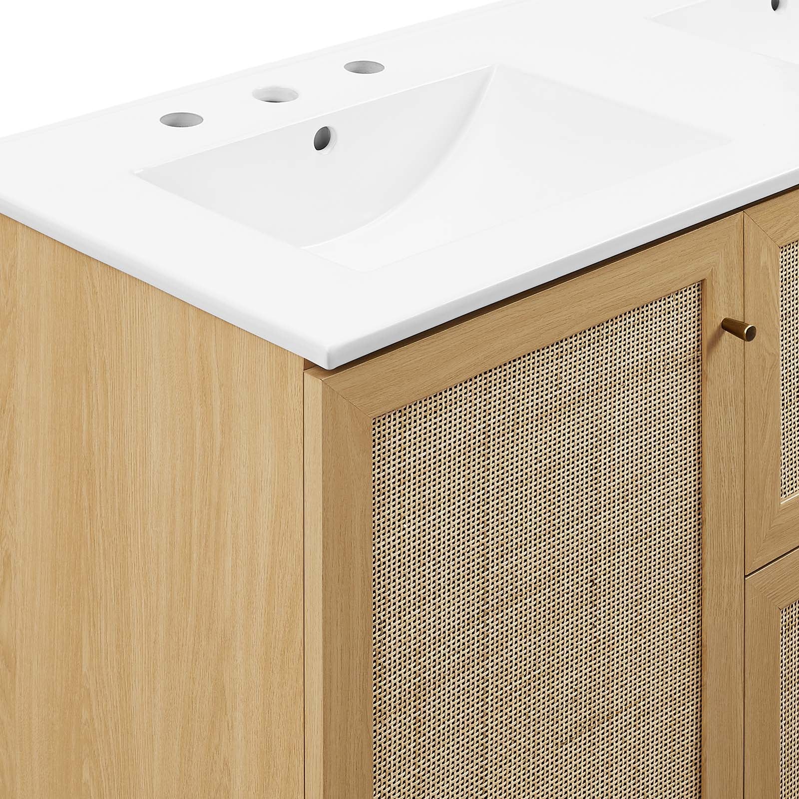 Soma 48” Double Sink Bathroom Vanity By Modway - EEI-6721 | Bathroom Accessories | Modishstore - 11