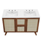 Soma 48” Double Sink Bathroom Vanity By Modway - EEI-6721 | Bathroom Accessories | Modishstore - 32