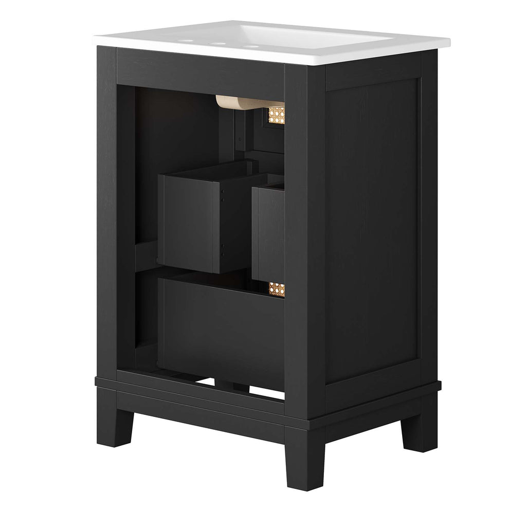 Dixie 24” Solid Wood Bathroom Vanity By Modway - EEI-6723 | Bathroom Accessories | Modishstore - 5