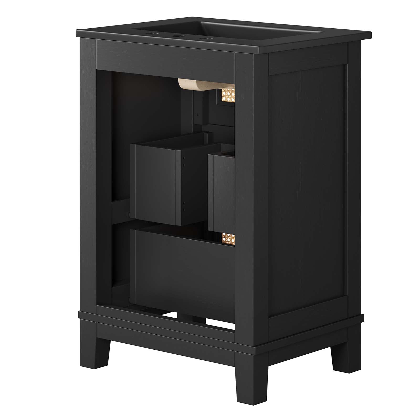 Dixie 24” Solid Wood Bathroom Vanity Cabinet By Modway - EEI-6724 | Bathroom Accessories | Modway - 5