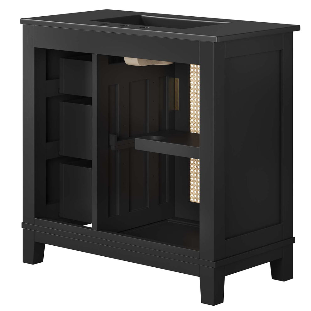 Dixie 36” Solid Wood Bathroom Vanity Cabinet By Modway - EEI-6726 | Bathroom Accessories | Modishstore - 6