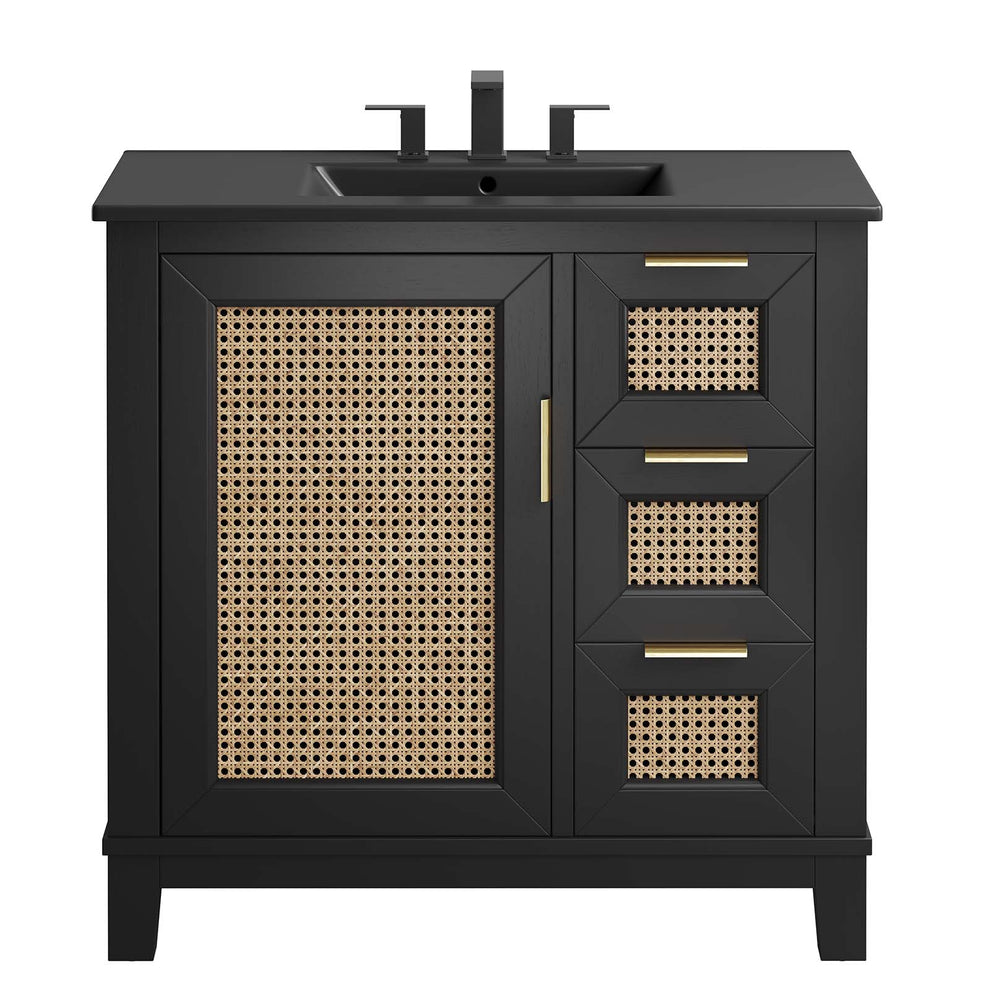 Dixie 36” Solid Wood Bathroom Vanity Cabinet By Modway - EEI-6726 | Bathroom Accessories | Modishstore - 7
