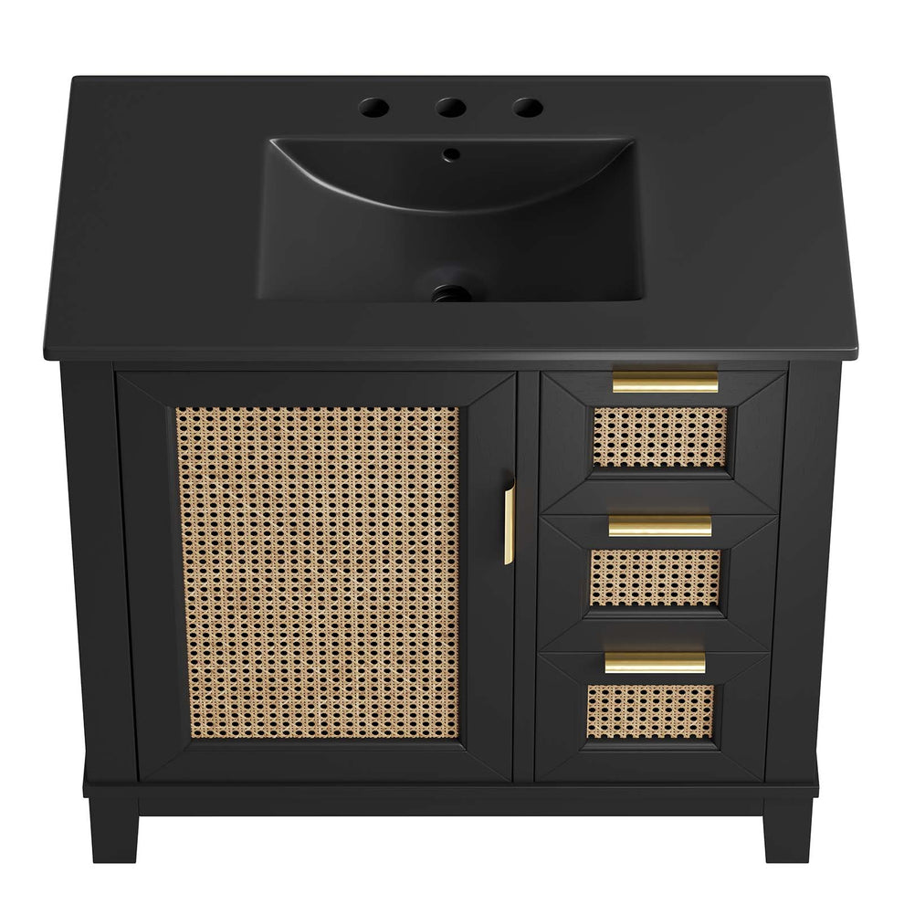 Dixie 36” Solid Wood Bathroom Vanity Cabinet By Modway - EEI-6726 | Bathroom Accessories | Modishstore - 8