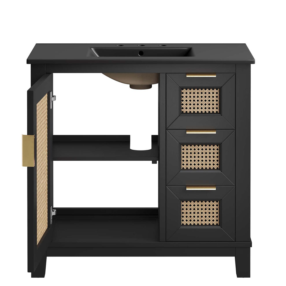 Dixie 36” Solid Wood Bathroom Vanity Cabinet By Modway - EEI-6726 | Bathroom Accessories | Modishstore - 9