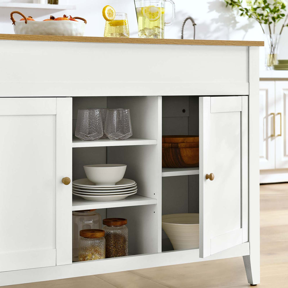 Garland Kitchen Island By Modway - EEI-6727 | Dining Sets | Modishstore - 4