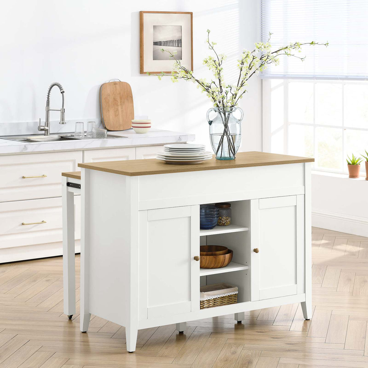 Garland Kitchen Island By Modway - EEI-6727 | Dining Sets | Modishstore - 1
