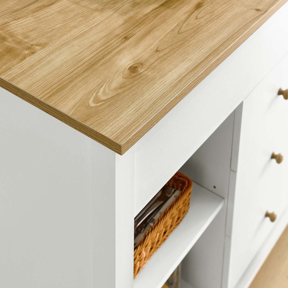 Farmstead Kitchen Island By Modway - EEI-6728 | Dining Sets | Modishstore - 4