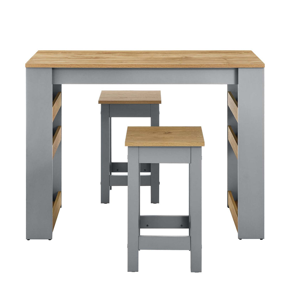 Galley 3-Piece Kitchen Island and Stool Set By Modway - EEI-6730 | Dining Sets | Modishstore - 7