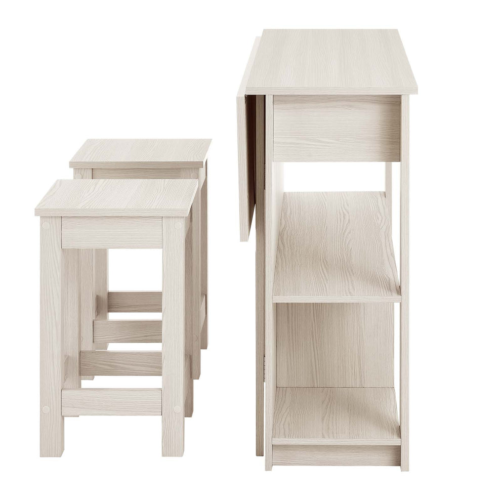Meadowbrook 3-Piece Kitchen Island and Stool Set By Modway - EEI-6731 | Dining Sets | Modishstore - 10