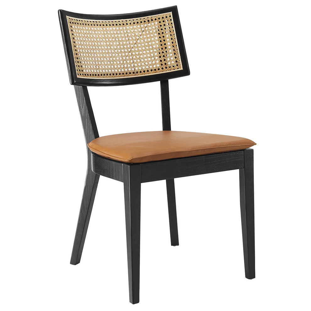 Caledonia Vegan Leather Upholstered Wood Dining Chairs - Set of 2 By Modway - EEI-6732 | Dining Chairs | Modishstore - 4