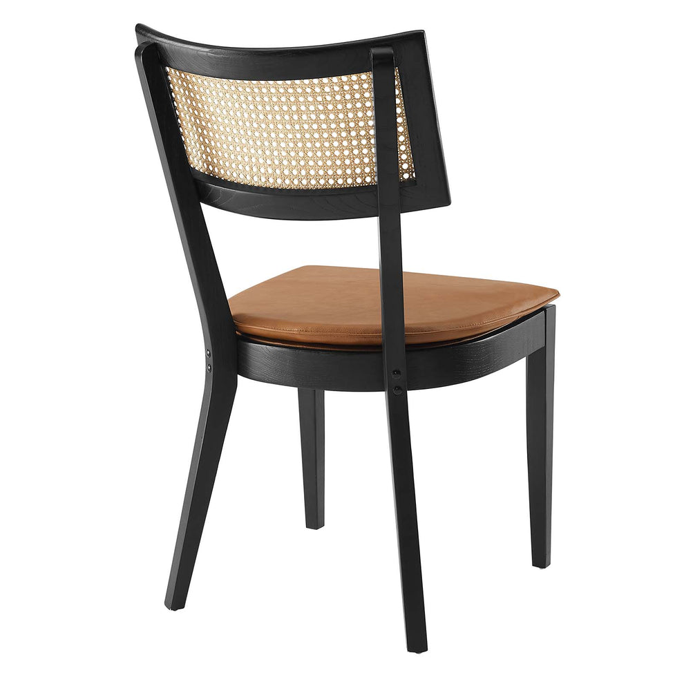 Caledonia Vegan Leather Upholstered Wood Dining Chairs - Set of 2 By Modway - EEI-6732 | Dining Chairs | Modishstore - 6
