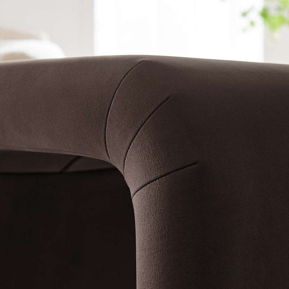 Koda Performance Velvet Waterfall Stool By Modway - EEI-6733 | Stools | Modishstore - 9