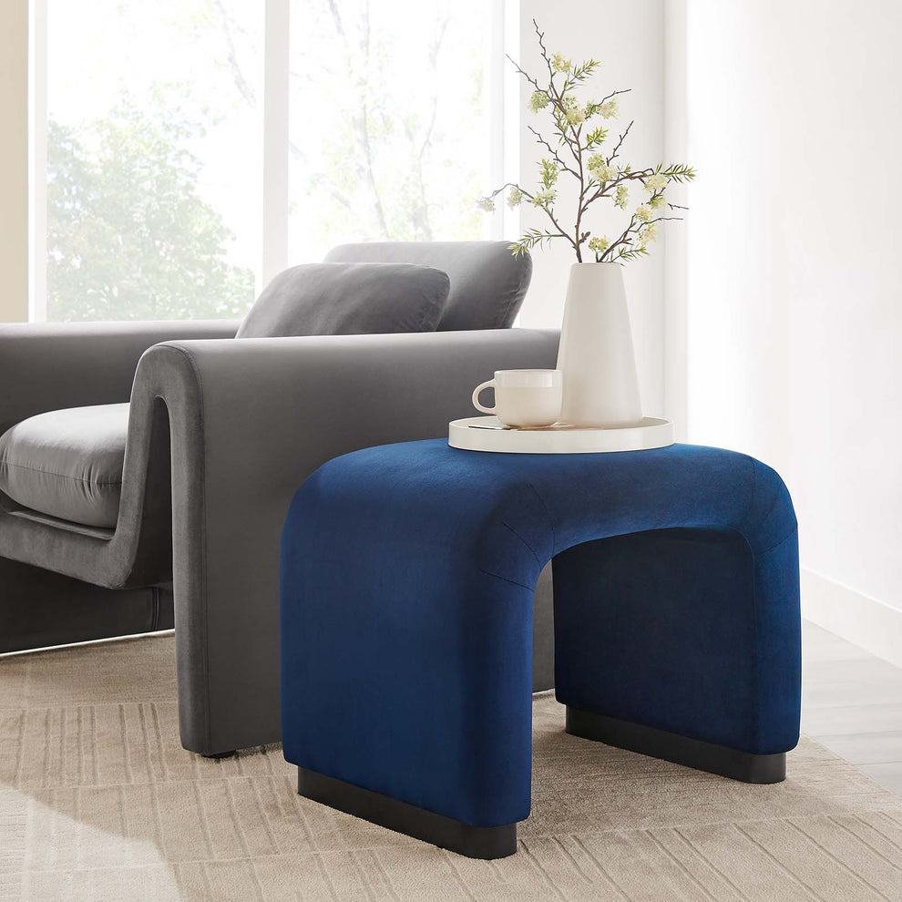 Koda Performance Velvet Waterfall Stool By Modway - EEI-6733 | Stools | Modishstore - 11