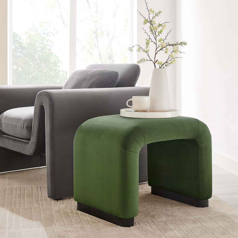 Koda Performance Velvet Waterfall Stool By Modway - EEI-6733 | Stools | Modishstore - 20