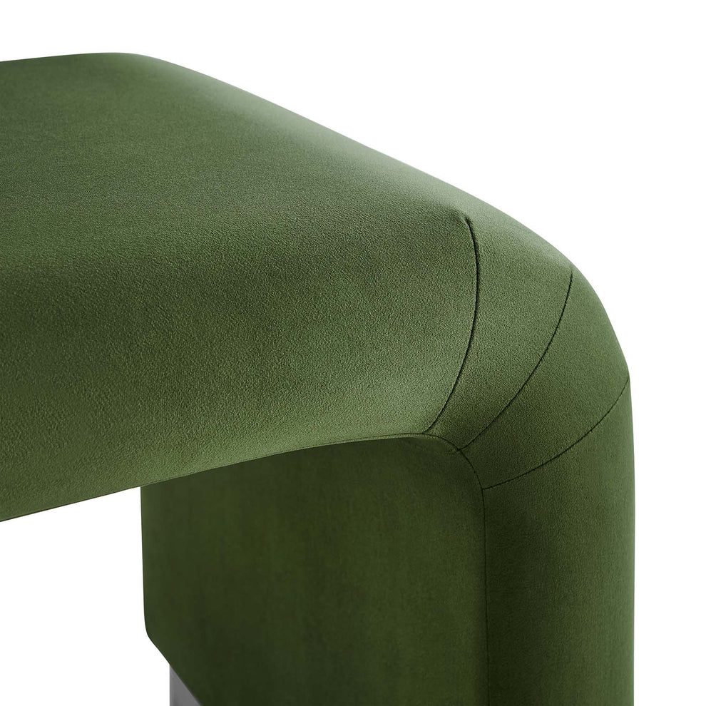 Koda Performance Velvet Waterfall Stool By Modway - EEI-6733 | Stools | Modishstore - 24