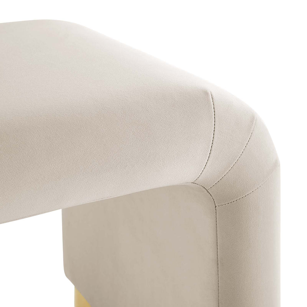Koda Performance Velvet Waterfall Stool By Modway - EEI-6733 | Stools | Modishstore - 33