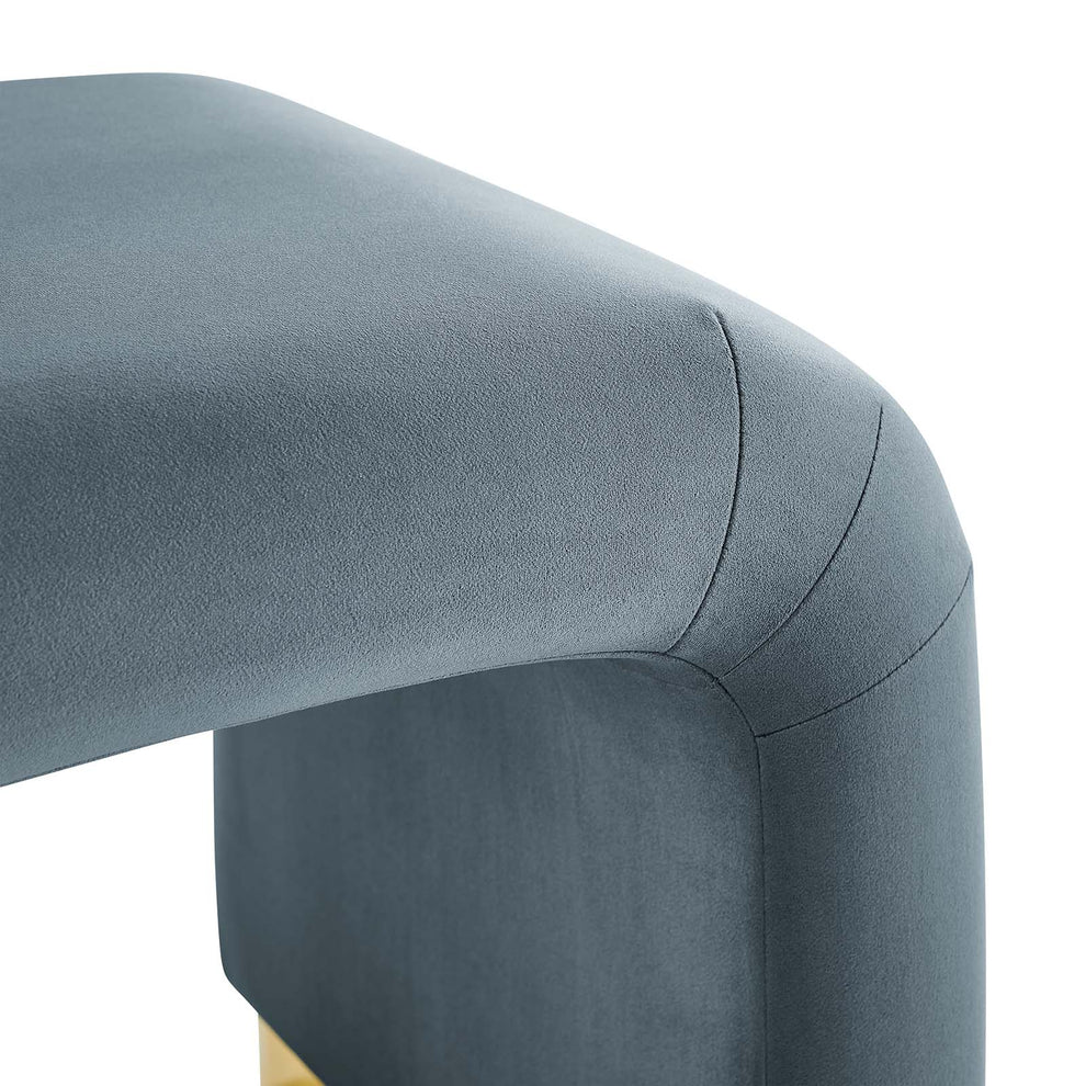 Koda Performance Velvet Waterfall Stool By Modway - EEI-6733 | Stools | Modishstore - 42