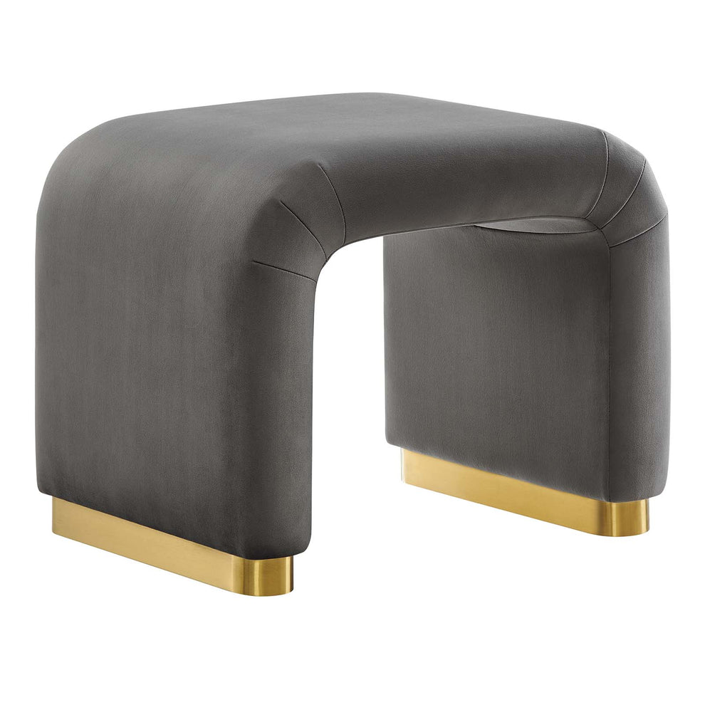 Koda Performance Velvet Waterfall Stool By Modway - EEI-6733 | Stools | Modishstore - 55