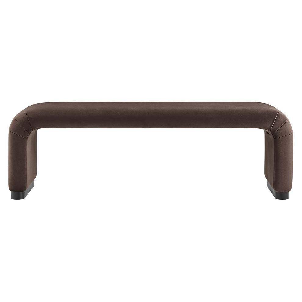 Koda Performance Velvet Waterfall Long Bench By Modway - EEI-6734 | Benches | Modishstore - 3