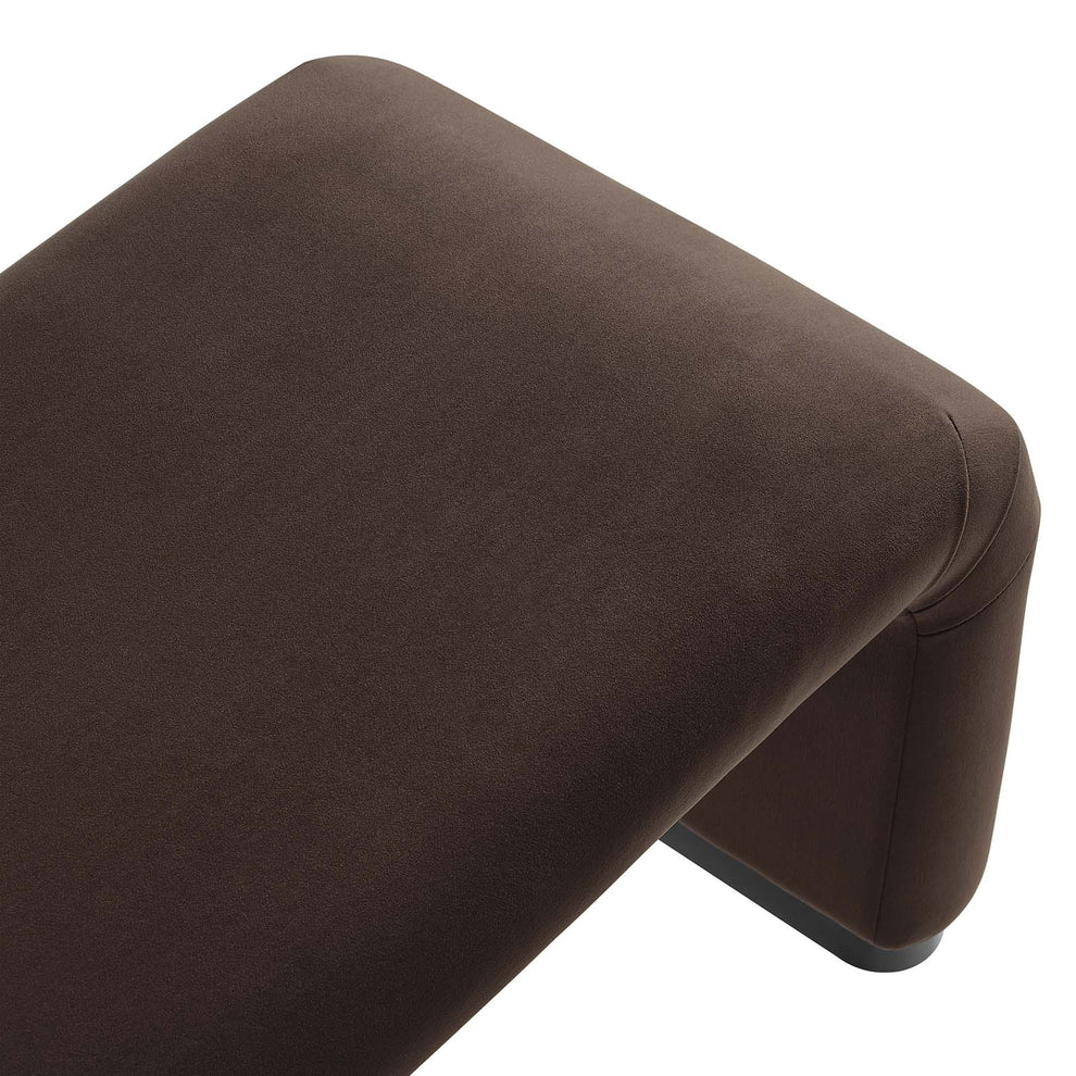 Koda Performance Velvet Waterfall Long Bench By Modway - EEI-6734 | Benches | Modishstore - 5