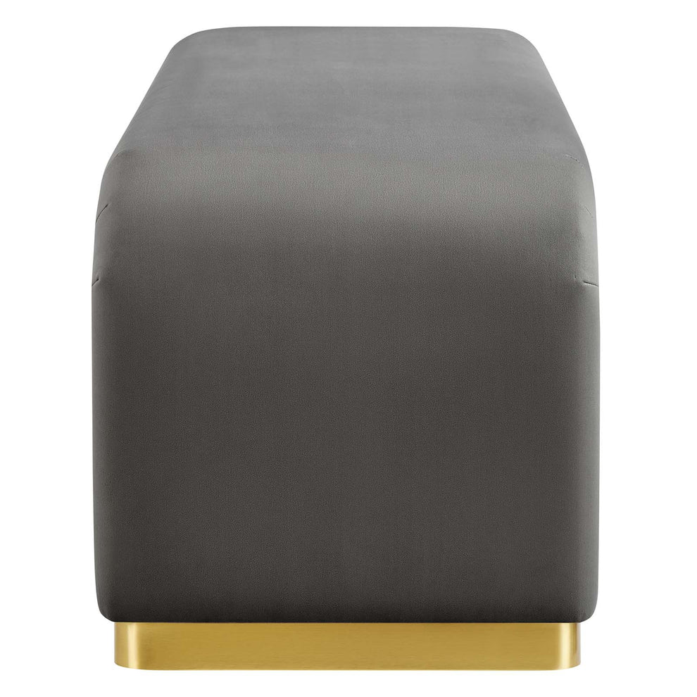Koda Performance Velvet Waterfall Long Bench By Modway - EEI-6734 | Benches | Modishstore - 50