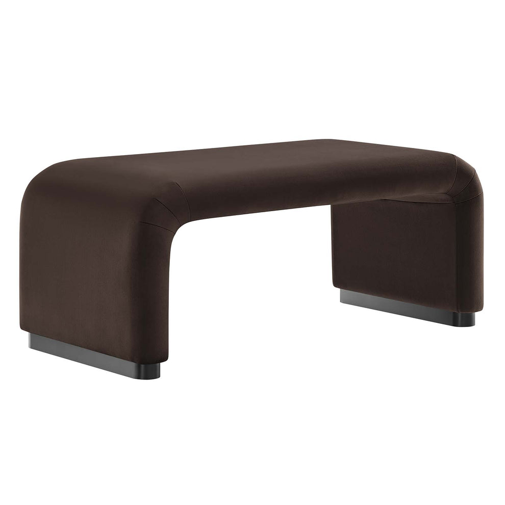 Koda Performance Velvet Waterfall Ottoman By Modway - EEI-6735 | Ottomans | Modishstore - 2