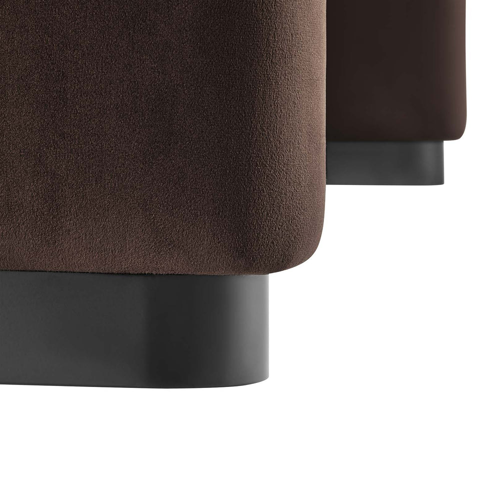 Koda Performance Velvet Waterfall Ottoman By Modway - EEI-6735 | Ottomans | Modishstore - 6