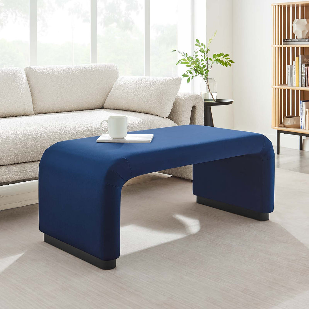 Koda Performance Velvet Waterfall Ottoman By Modway - EEI-6735 | Ottomans | Modishstore - 11