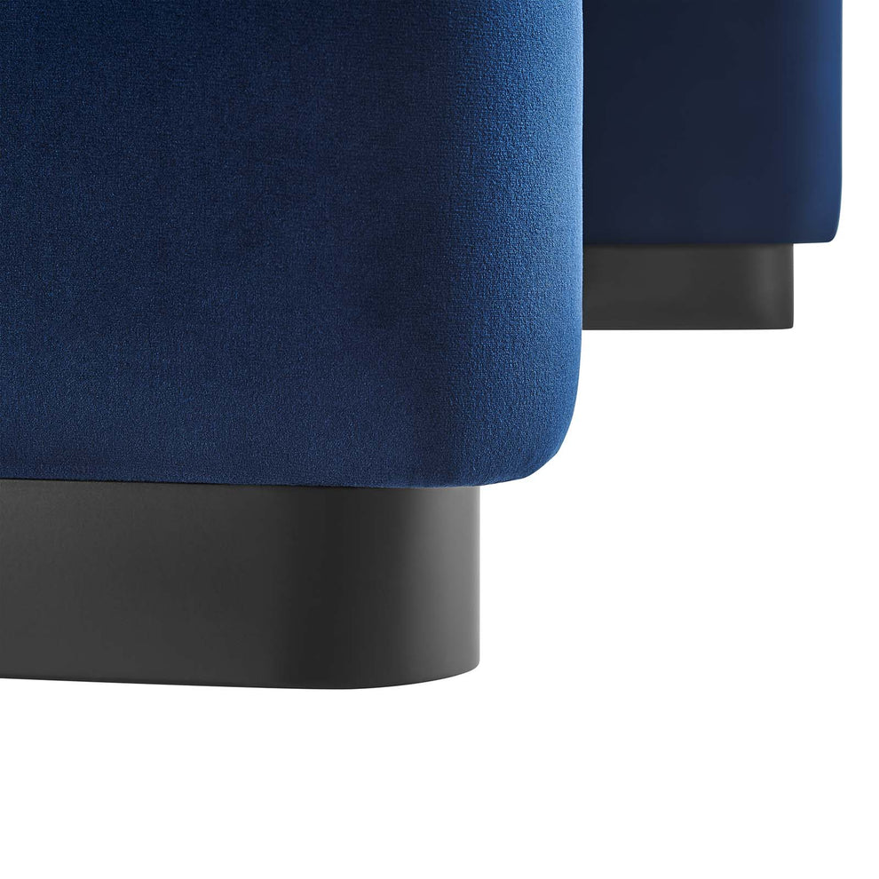 Koda Performance Velvet Waterfall Ottoman By Modway - EEI-6735 | Ottomans | Modishstore - 15