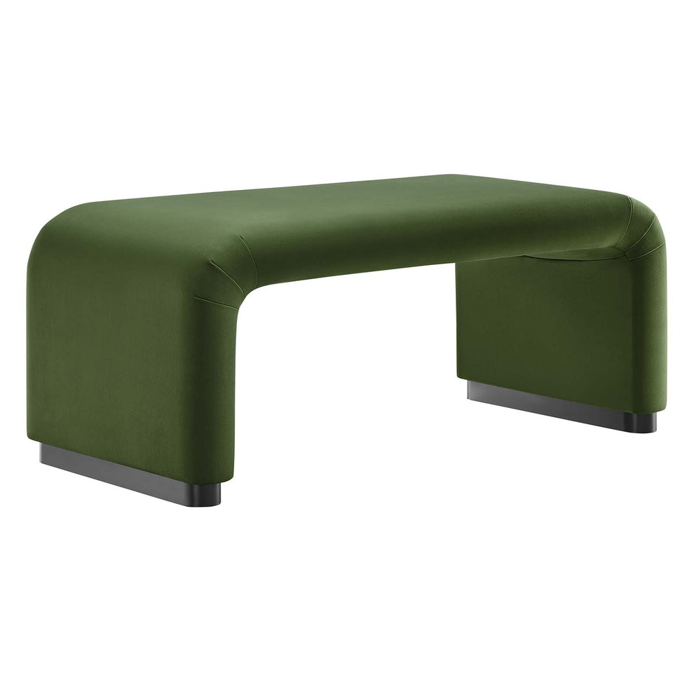 Koda Performance Velvet Waterfall Ottoman By Modway - EEI-6735 | Ottomans | Modishstore - 19